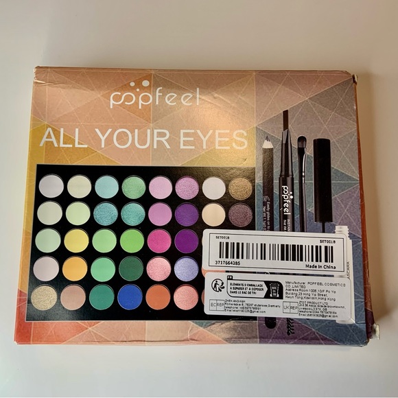 40 Color “All Your Eyes” Makeup Set Eyeshadow Palette Mascara Brush Eyeliner NEW - Picture 3 of 16